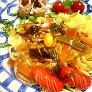 あんかけ☆インドネシア風焼きそば